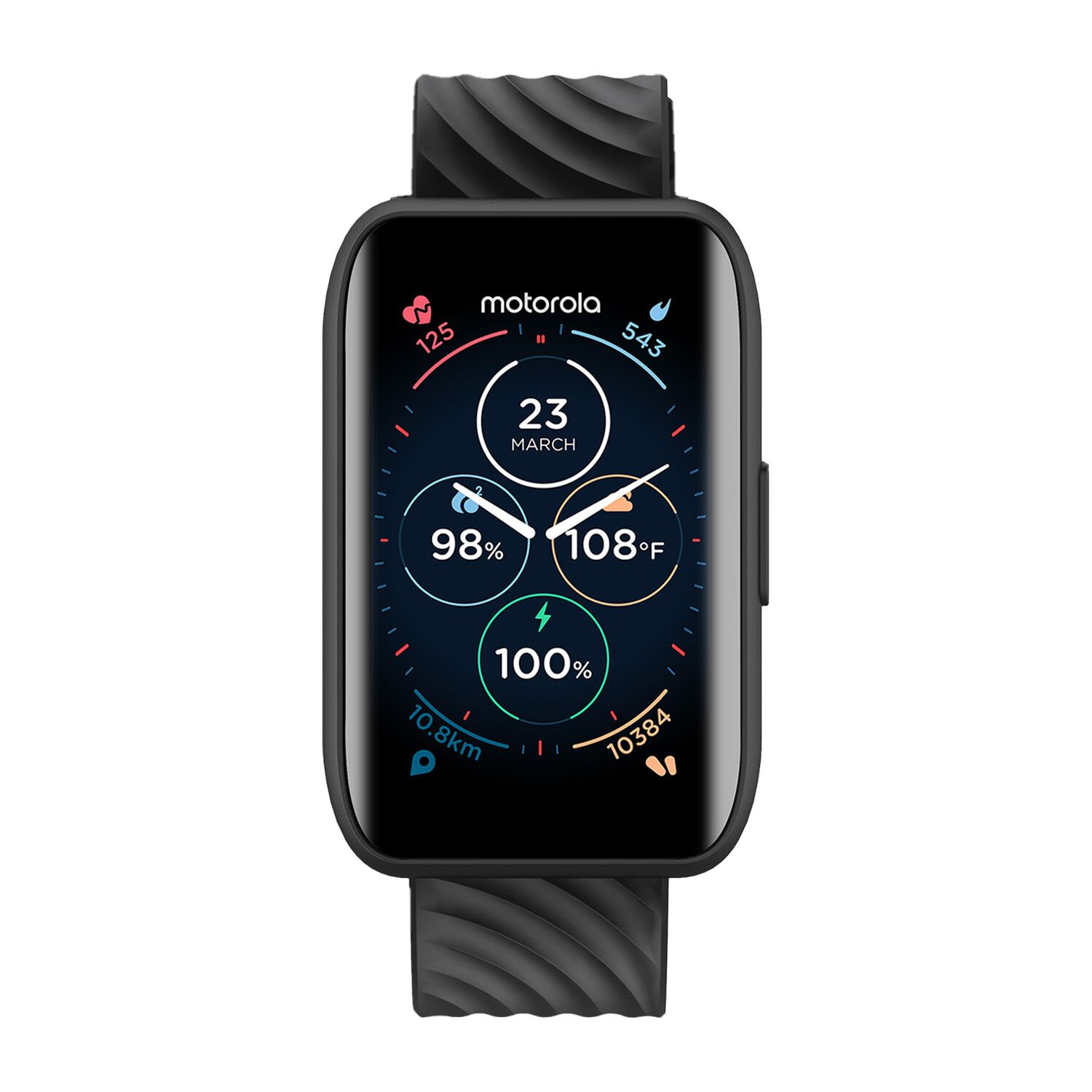 Smartwatch Motorola Moto Watch 40 czarny home.biedronka.pl
