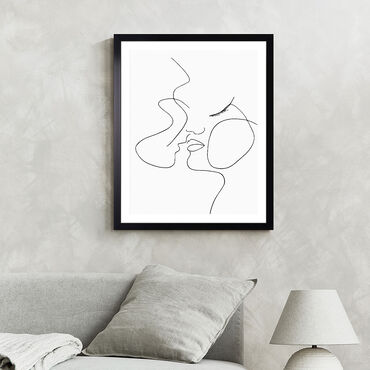 Obraz w ramie, 40 x 50 cm, Line Art 2_5