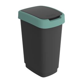 Kosz na śmieci Rotho Twist, swing, 25 L, zielony