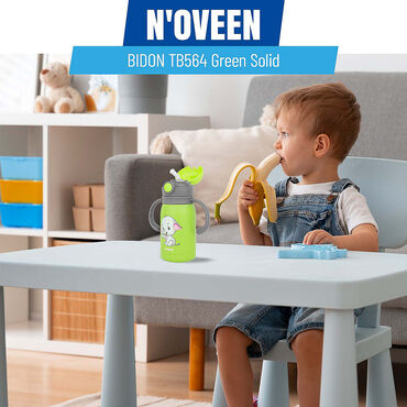 Bidon NOVEEN TB564 Green Solid 300 ml, zielony