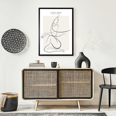 Obraz w ramie, 50 x 70 cm, Line Art 1_6