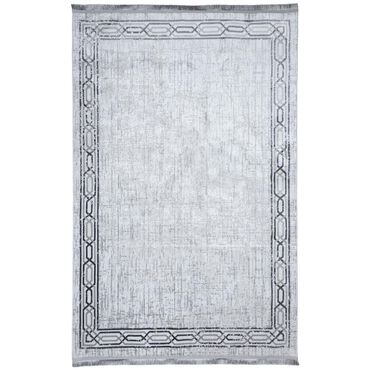 ECLIPSE_Dywan Multi-Decor Eclipse, 80 x 150 cm, ornament, szary z frędzlami_1