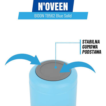 Bidon NOVEEN TB562 Blue Solid 300 ml, niebieski