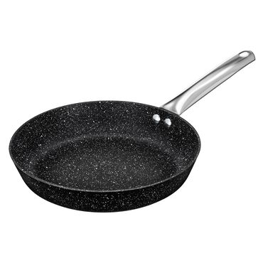 MPM_Patelnia mineralna 28 cm MPM, nieprzywierająca, czarna_1
