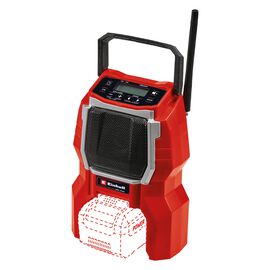 Radio bezprzewodowe EINHELL TC-RA 18 Li BT, 10 miejsc w pamięci