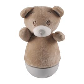 Lampka LED Sanico Goldlux, Miś, brązowa, z pozytywką