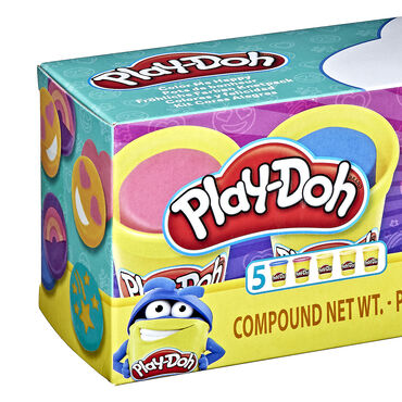 PLAY-DOH_PLAY-DOH Masa plastyczna dla dzieci, 5 tub, radosne kolory_4
