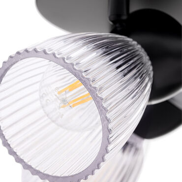 Lampa sufitowa okrągła Milagro Spot Best 3 x E14, czarna