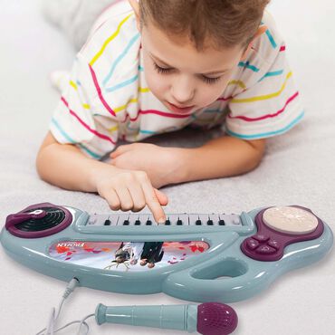 Keyboard Kraina Lodu Frozen Lexibook, elektroniczny, z efektami świetlnymi