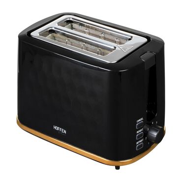HOFFEN_Toster Hoffen, 900 W, z funkcją rozmrażania, czarny_2