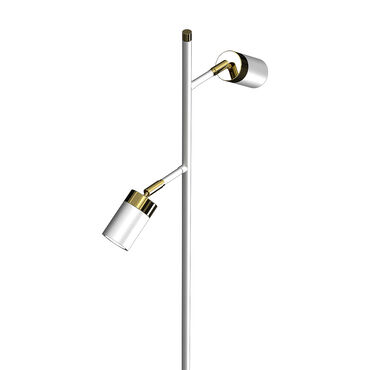 Lampa podłogowa Milagro Joker 2 x GU10, biało-złota