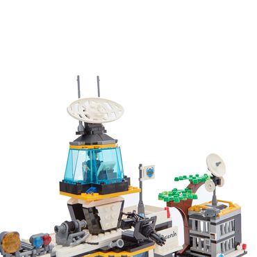 Klocki posterunek 1363 elementy, 6 figurek
