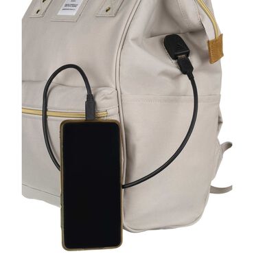 Plecak miejski Himawari, 19 l, z USB, szary