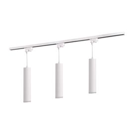 Lampa sufitowa wisząca Sanico Goldlux Paris, na szynie, 3 x 10GU, 1 m, biała
