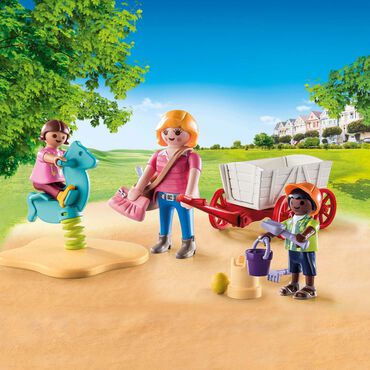 Opiekunka z wózkiem Playmobil, Starter Pack
