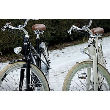 Rower elektryczny miejski damski Foride C1, 28”, czarny