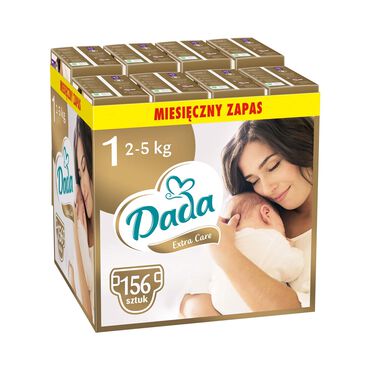 DADA_Pieluszki Extra Care 1 New Born, 2-5 kg, 156 szt., superchłonny wkład_1