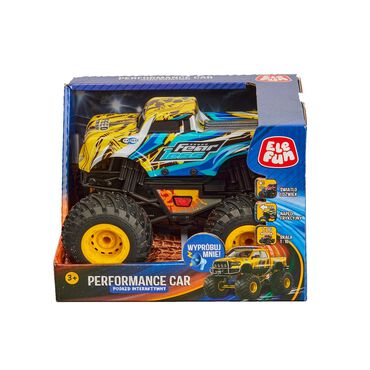 ELEFUN_Monster Truck Elefun, z dźwiękiem, niebiesko-żółty_1
