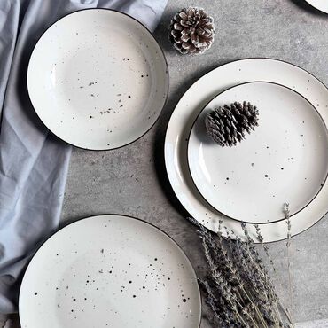 Zestaw obiadowy z porcelany na 4 osoby MG Home Gemma, 12 elementów, biały