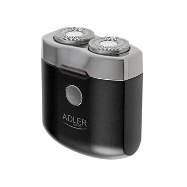 ADLER_Golarka podróżna z USB, 2 głowice, czarna_1