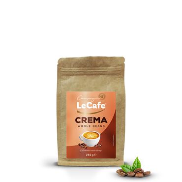 COMPAGNE LE CAFE_Kawa ziarnista Le Cafe Crema, 250 g, intensywność 2/5_1