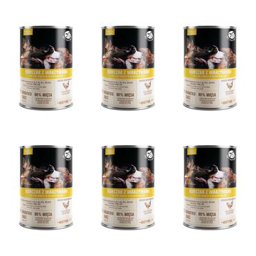 PET REPUBLIC_Karma dla psa Pet Republic, z kurczakiem i warzywami, mokra, 6 x 1250 g1