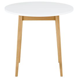 Stół okrągły Frisk, śr. 80 cm, biały
