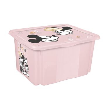 KEEEPER_Skrzynka obrotowa Minnie Mouse KAROLINA, 15L, Różowa_1