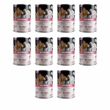 PET REPUBLIC_Karma dla kota Pet Republic, o smaku wołowiny, mokra, 10 x 400 g1