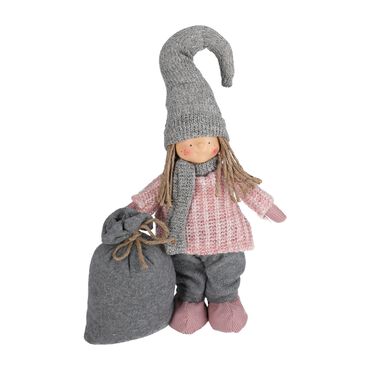 JUMI_Skrzat dziewczynka Jumi, z workiem, 45 cm, szary_1