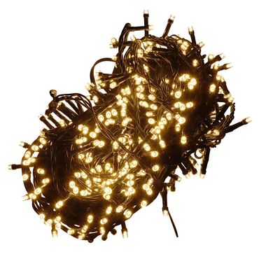 JUMI_Lampki Ogrodowe Świąteczne 400 LED zewnętrzne, ciepły biały_2