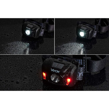 Latarka czołowa Vayox Pro VA0020, 100 lm, akumulatorowa