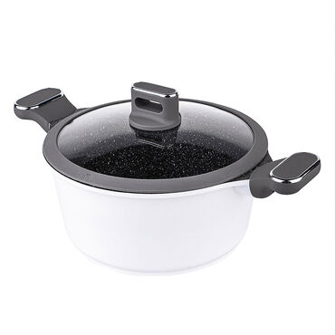 VALDINOX_Garnek aluminiowy PURE, 24 cm, 4l, z pokrywką_1