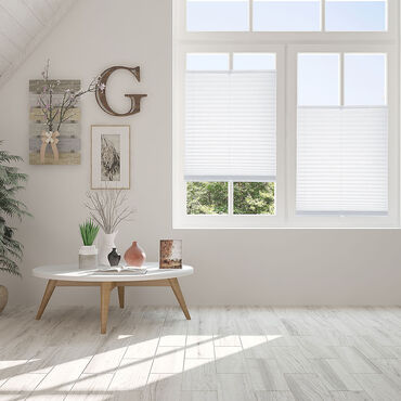 Roleta plisowana DecoTeam, 57 x 130 cm, biała