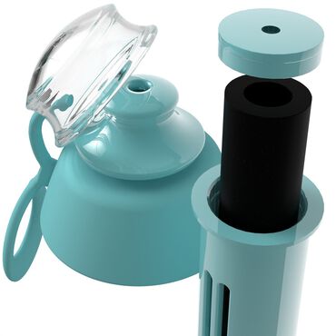 Zestaw 3 filtrów do butelki filtrującej, miętowe + zakrętka