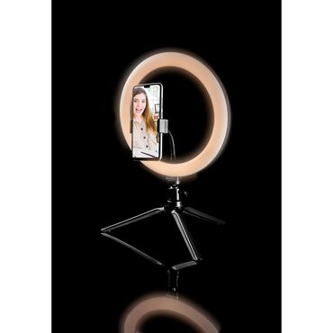 Lampa pierścieniowa Ring 26 cm, z mini statywem, na USB