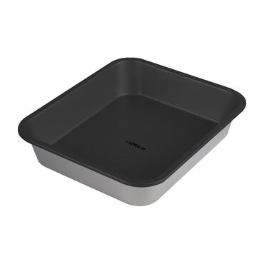Forma wysoka 28 cm Vittero Carbone, ze stali węglowej, powłoka nieprzywierająca Xynflon