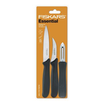FISKARS_Zestaw do obierania Fiskars Essential, 3 elementy, stal nierdzewna_1