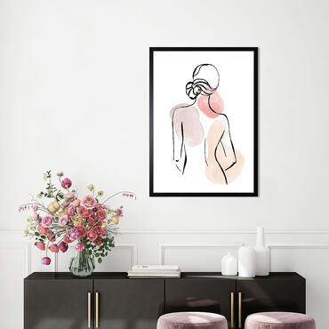 ARS LONGA_Obraz w ramie, 50 x 70 cm, Line Art 3_5