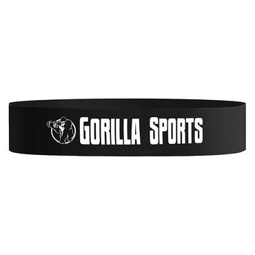 GORILLA SPORTS_Taśma oporowa do ćwiczeń, czarna, opór 16 kg_1
