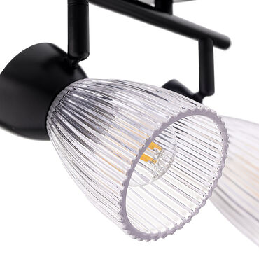 Lampa sufitowa Milagro Spot Best 2 x E14, czarna