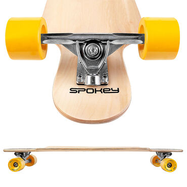 Deskorolka freeride longboard Longbay, 7-warstwowy klon kanadyjski