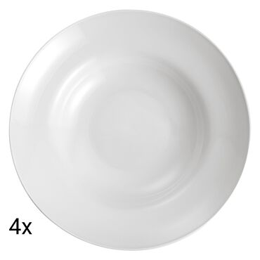 MG HOME_Talerz do makaronu z porcelany MG Home Rome, 4 szt., 27 cm, biały_1