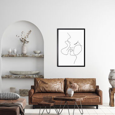 Obraz w ramie, 50 x 70 cm, Line Art 2