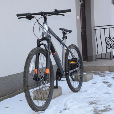 Rower elektryczny górski Purebike Classic MTB1O, 27,5”, szary