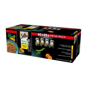SHEBA_Mokra karma dla kotów Sheba Nature's Collection Drobiowe Smaki, w galaretce, 40 x 85 g1