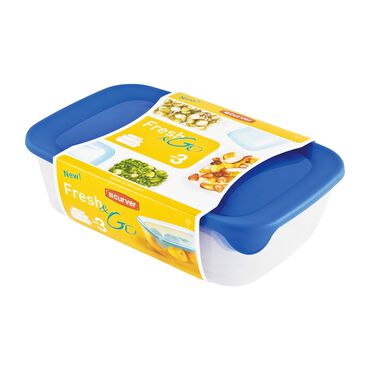 CURVER_Zestaw pojemników FRESH&GO, 3 szt, 2L+1L+0,5L, niebieski1