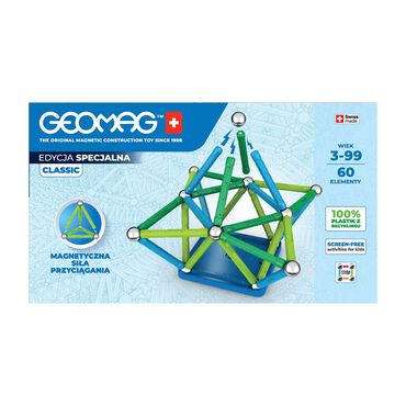 GEOMAG_Klocki magnetyczne Geomag Classic, 60 elementów_1