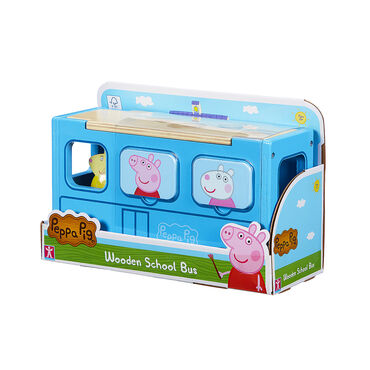 PEPPA_Zestaw drewniany autobus z figurką Peppa, sorter kształtów_2