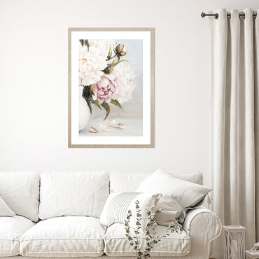Obraz w ramie, 50 x 70 cm, peonie w wazonie_6